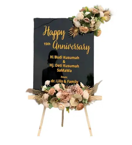 Papan Bunga Akrilik Jawa Kiri