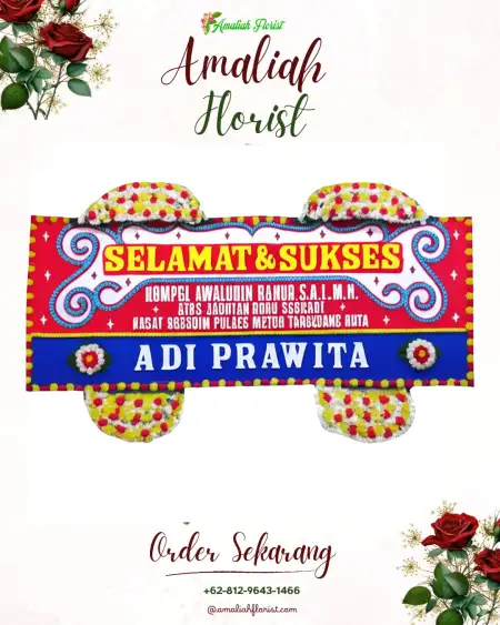Papan Bunga Ucapan Selamat Jawa Kiri
